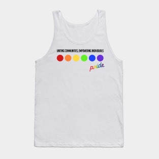 Uniting Communities, Empowering Individuals Tank Top